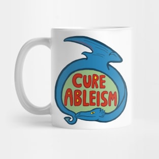 Cure Ableism Blue Mug